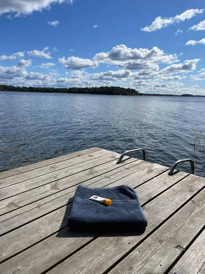 Villa Relaxing Lake Oasis With Jacuzzi - Amazing View & Private Pier Stockholm Sweden